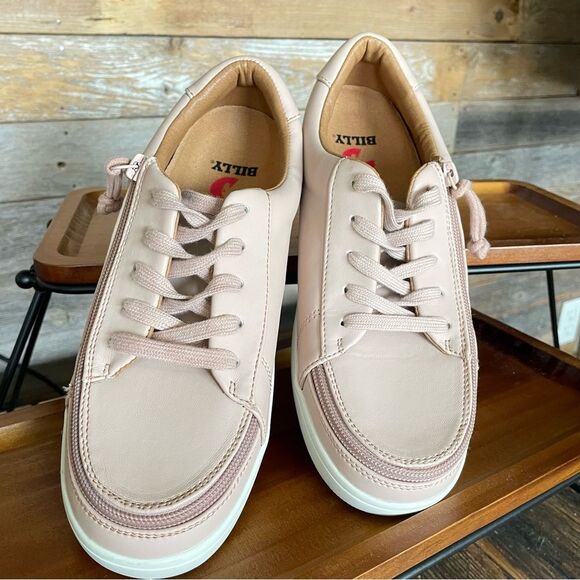 BILLY Zip Around and Lace adaptable Footwear in Pink EUC Women’s Size 8 - Picture 1 of 6